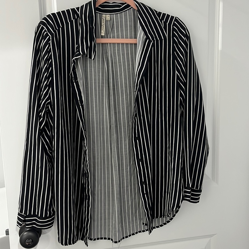 Women’s striped button down